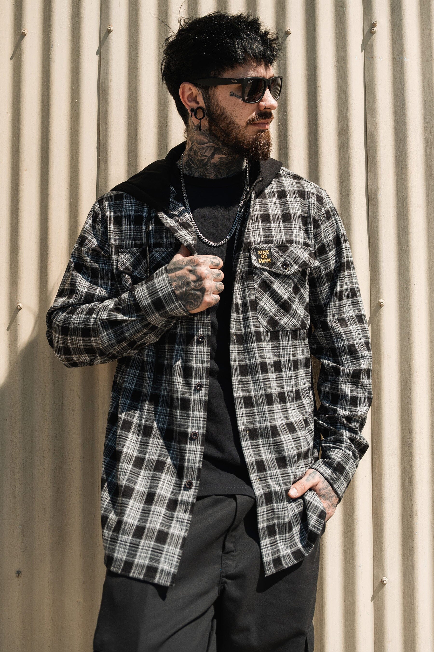 Sink Or Swim Premium Hooded Flannel