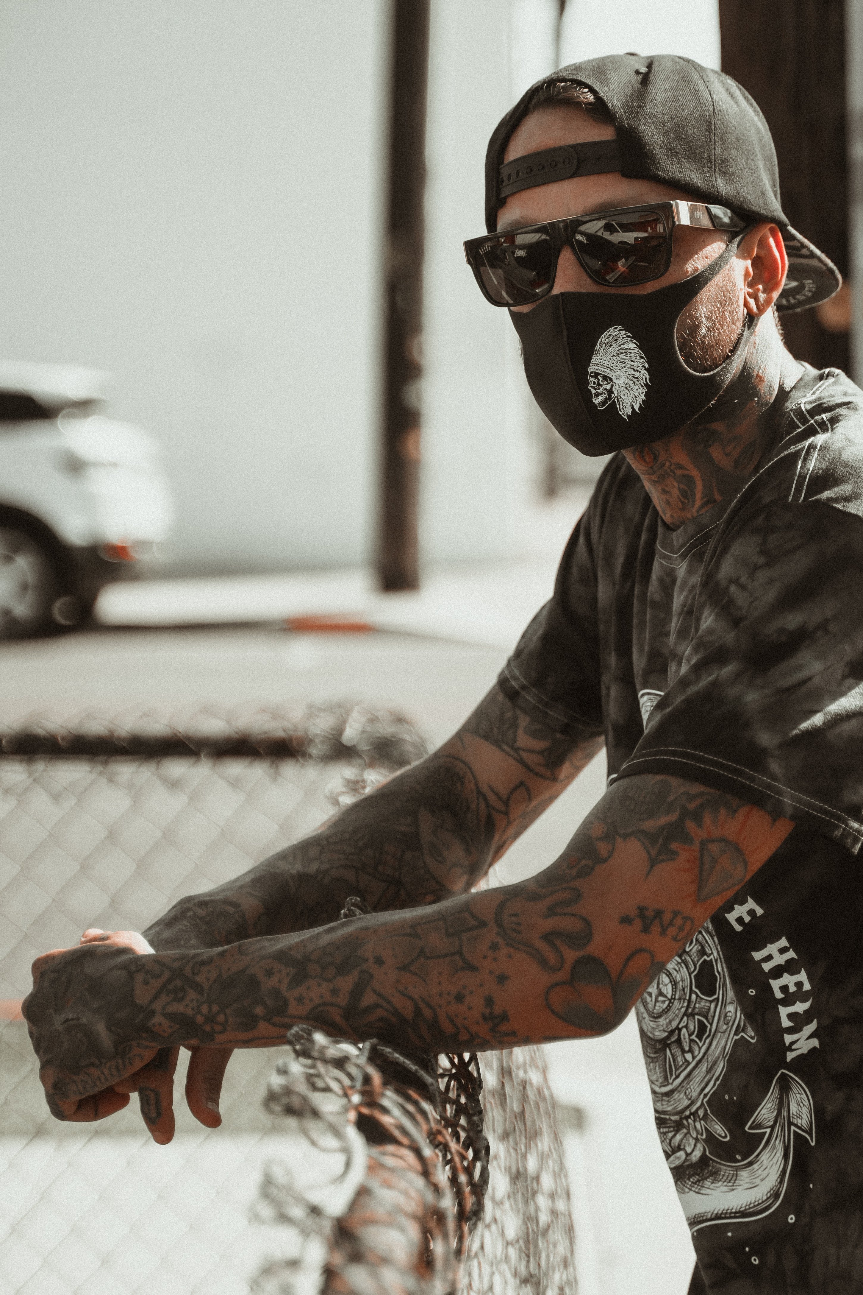 Trustless Tribe Face Mask