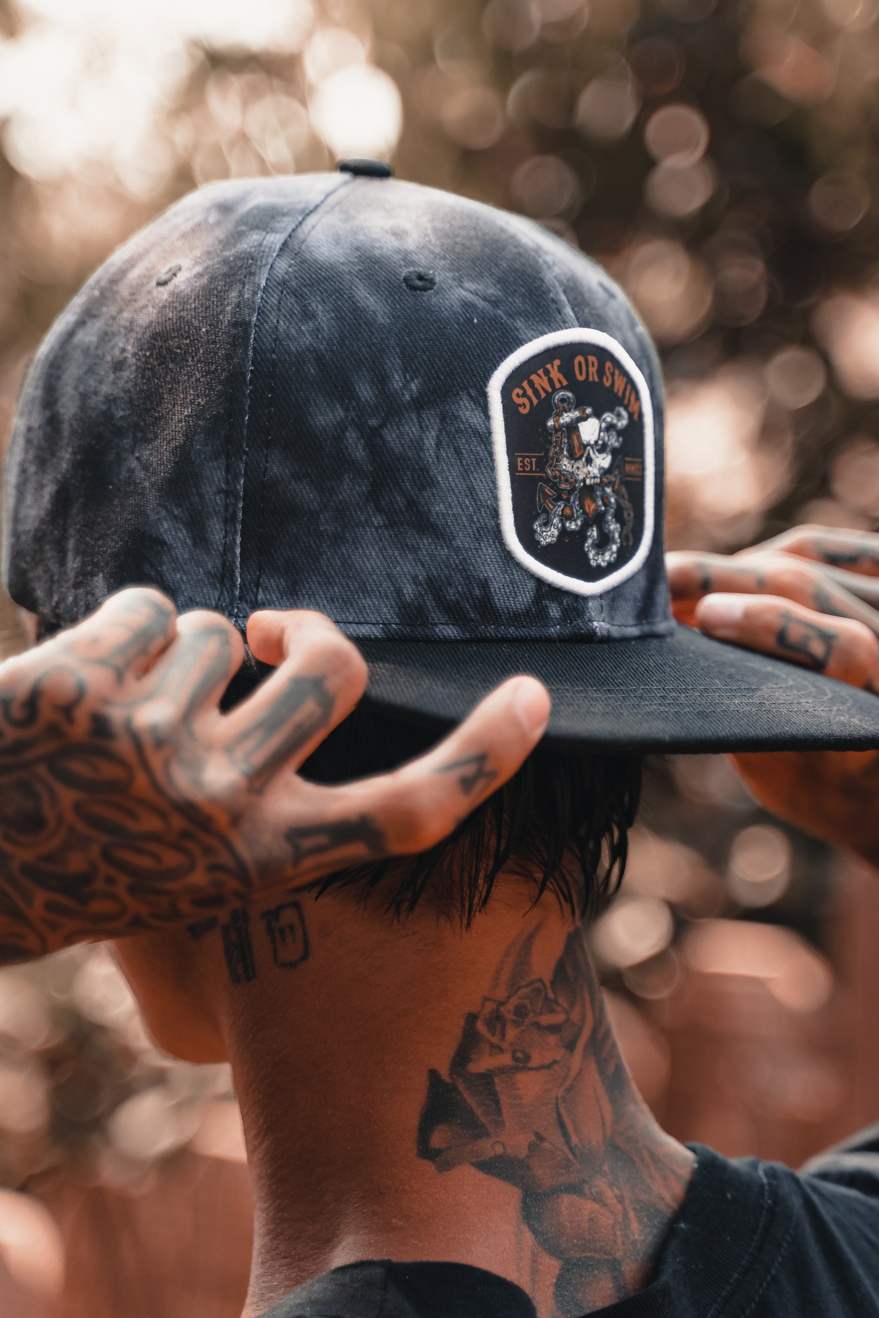 Sink or Swim Tie Dye Snapback