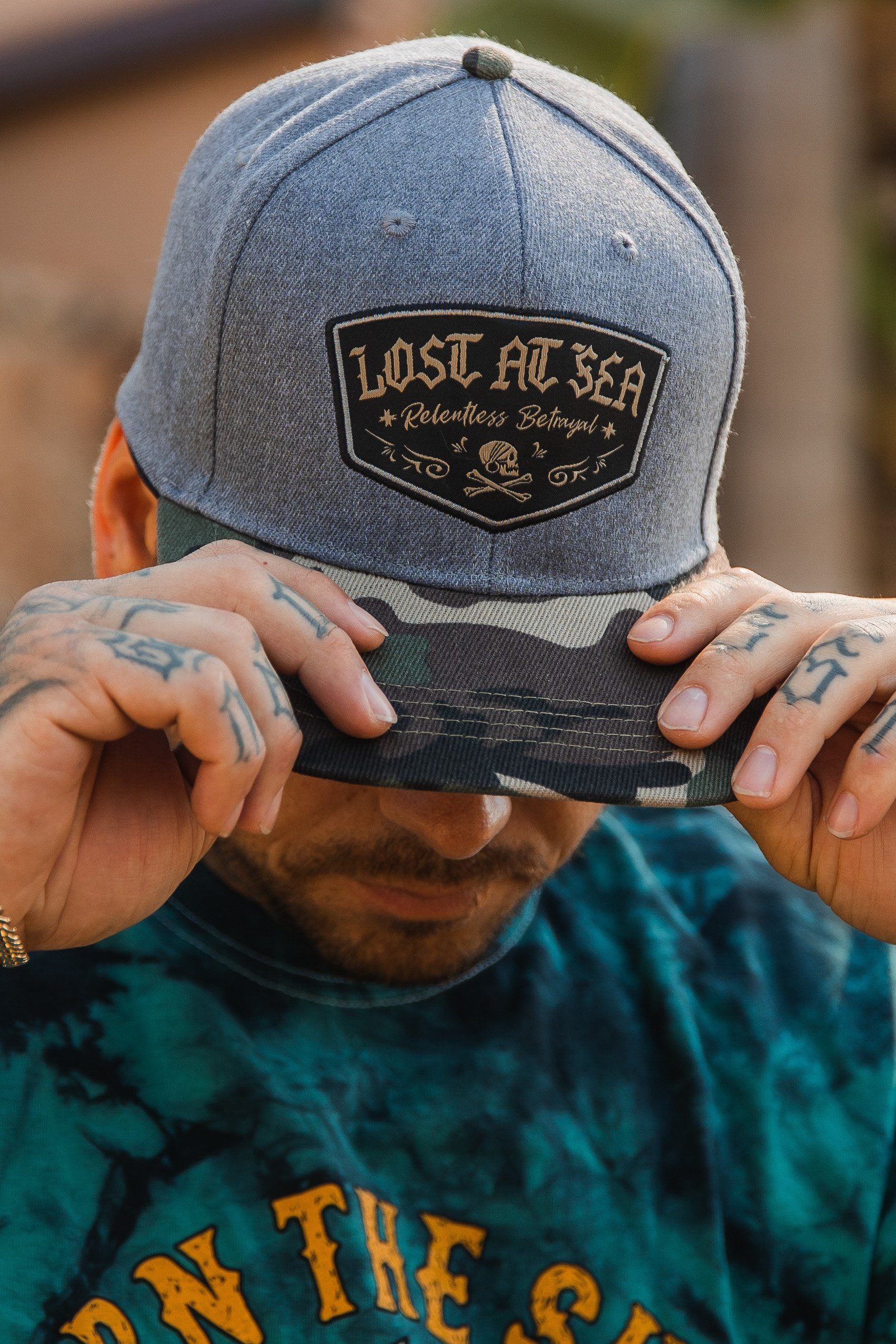 Lost At Sea Camo Snapback