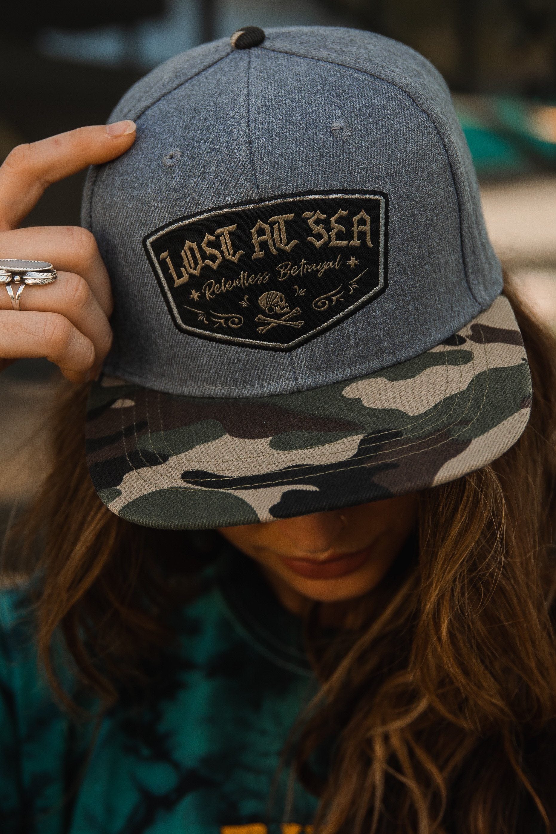 Lost At Sea Camo Snapback