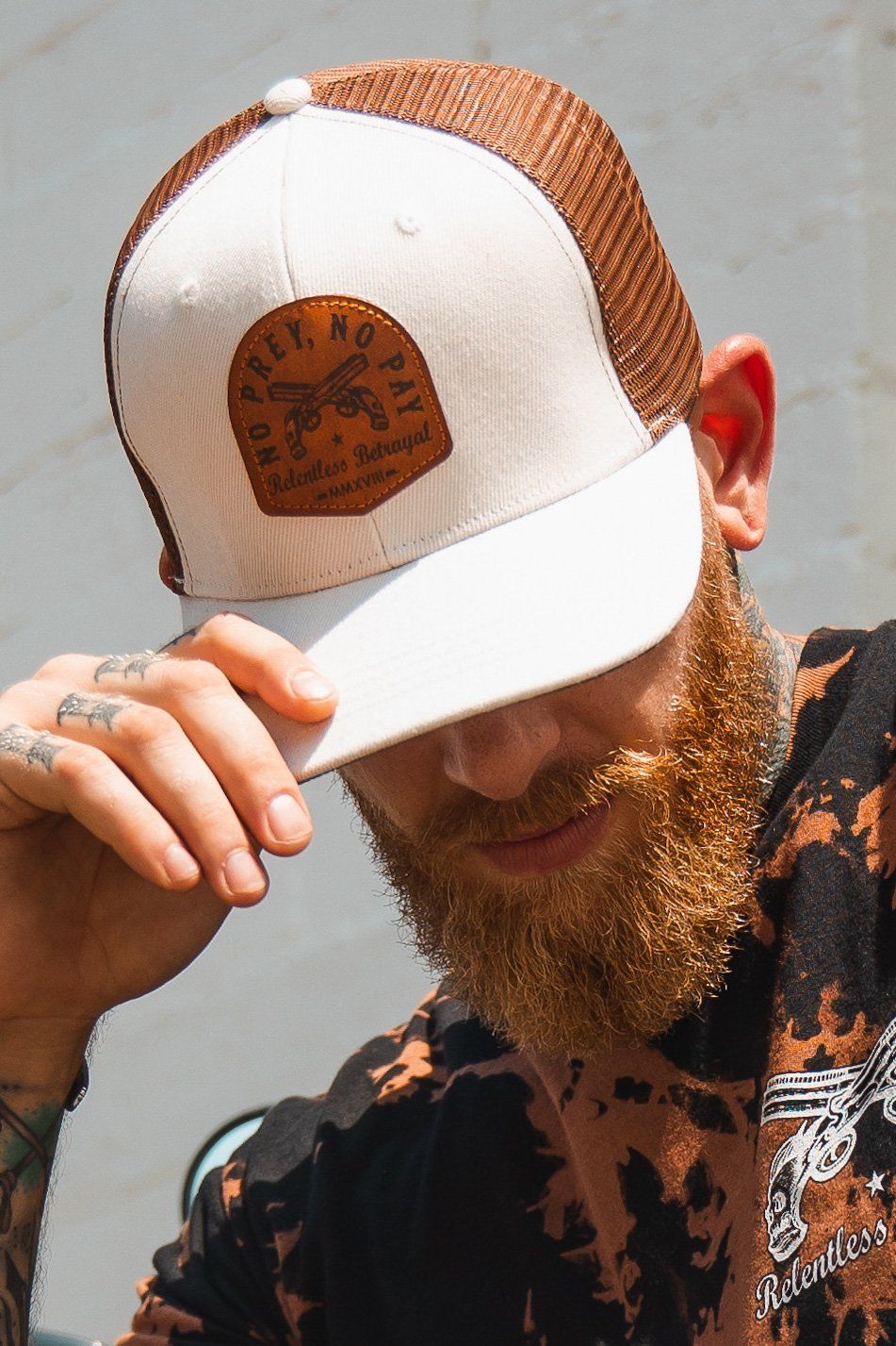 No Prey, No Pay Tan Snapback