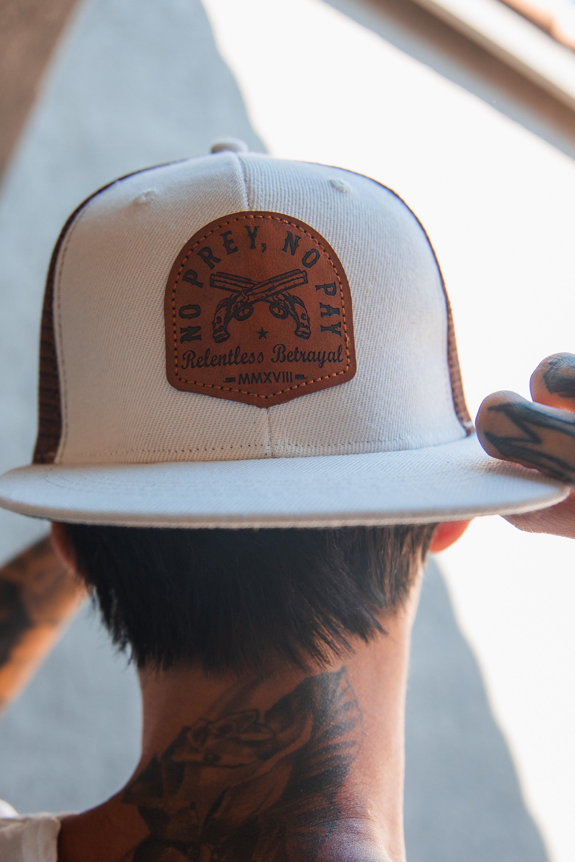 No Prey, No Pay Tan Snapback