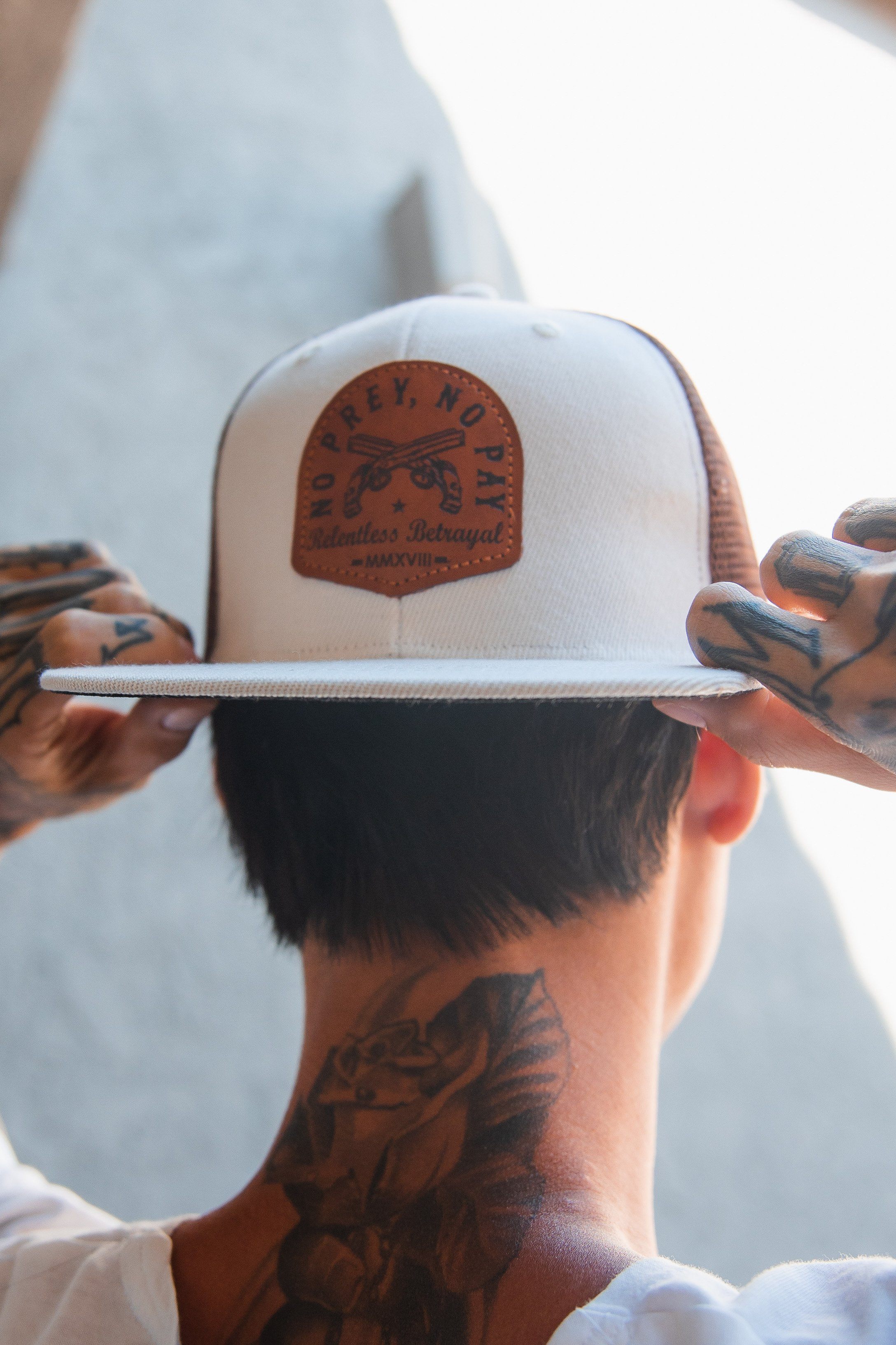 No Prey, No Pay Tan Snapback