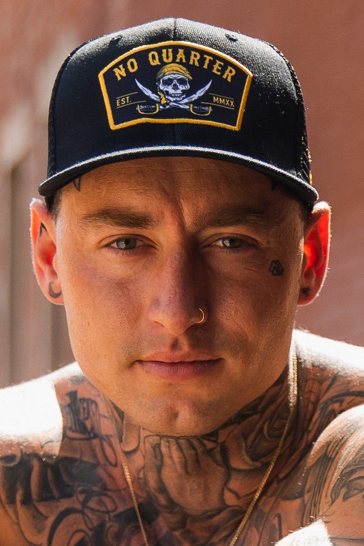 No Quarter Black "Trucker" Snapback
