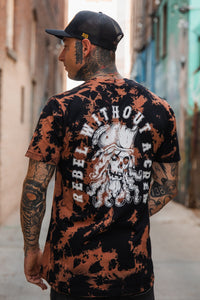 Rebel Without A Crew Bleach Wash T-Shirt