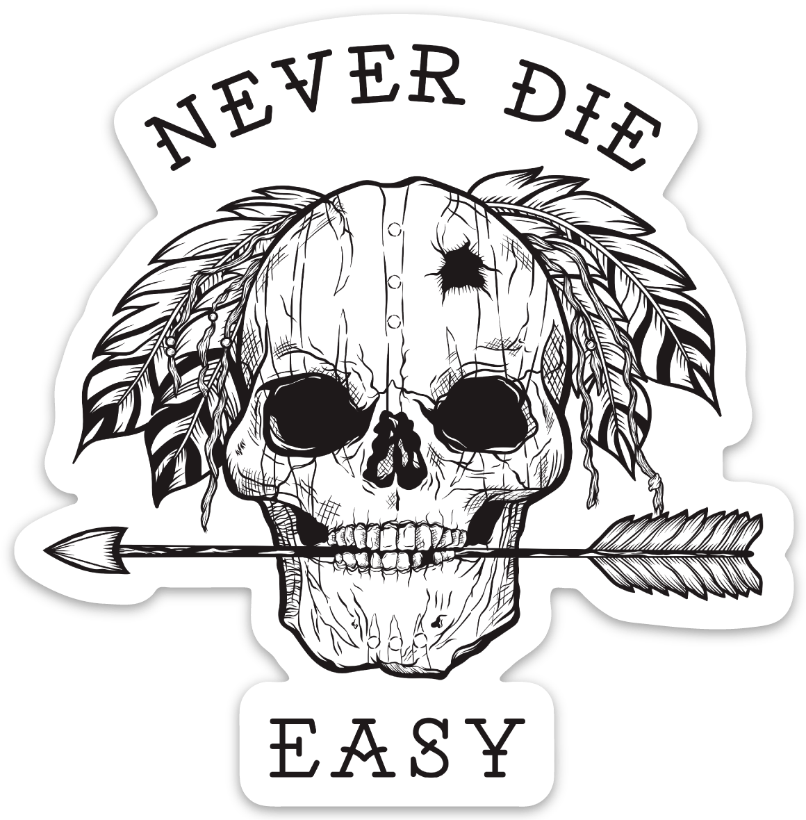Never Die Easy 贴花