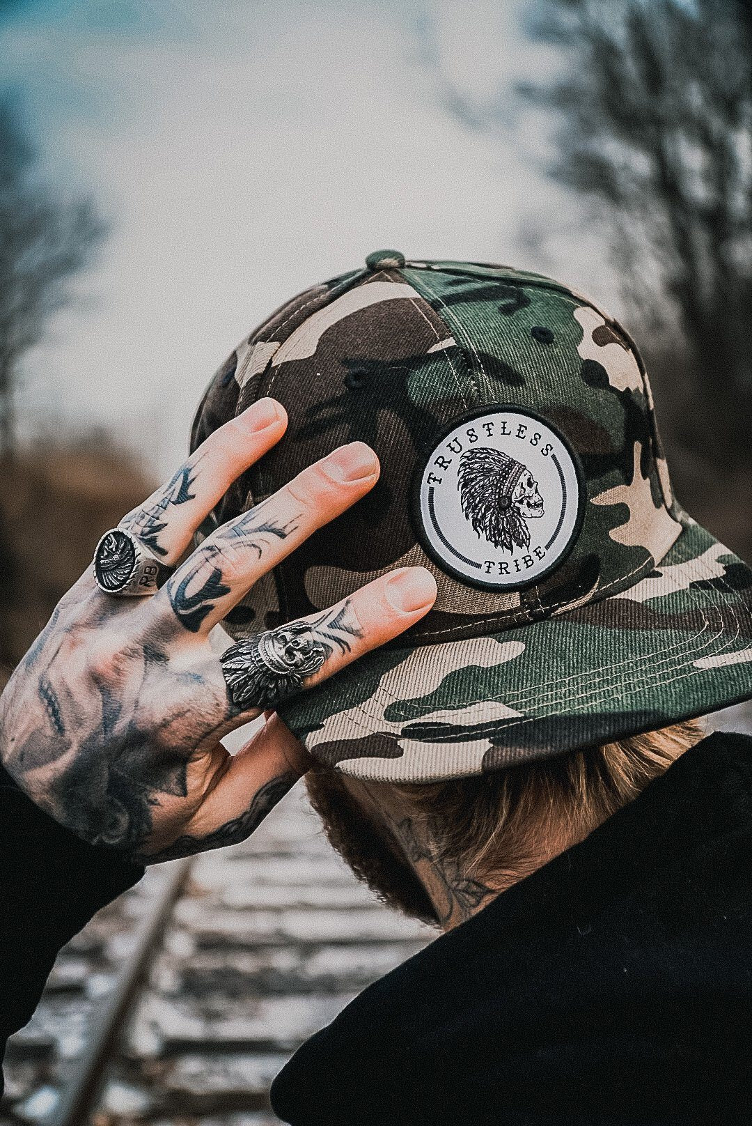 Trustless Tribe Camo Snapback