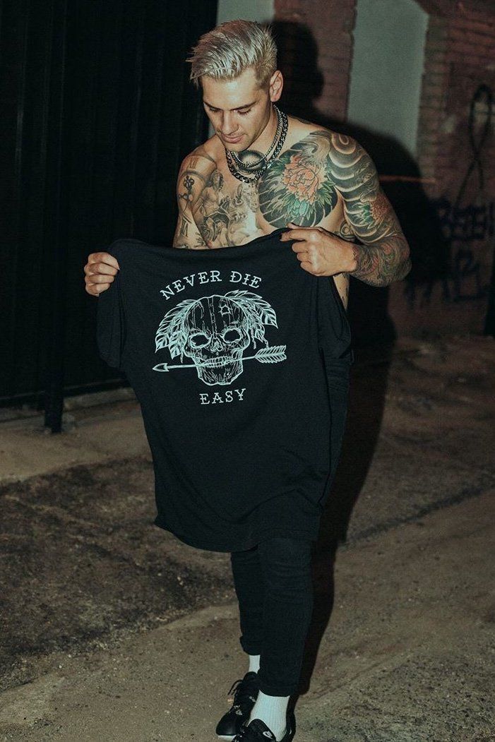 Never Die Easy Black T-Shirt