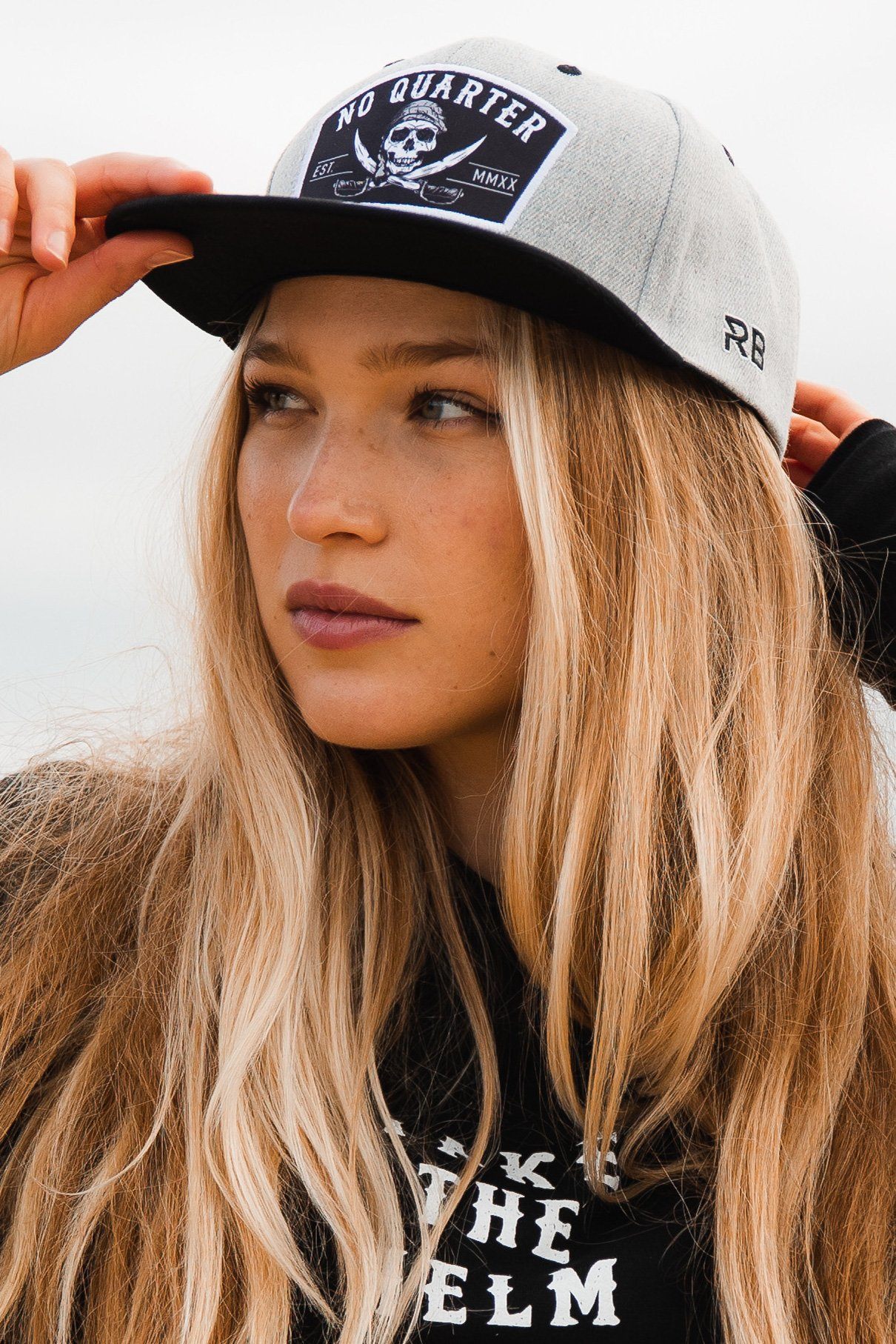 No Quarter Gray Snapback