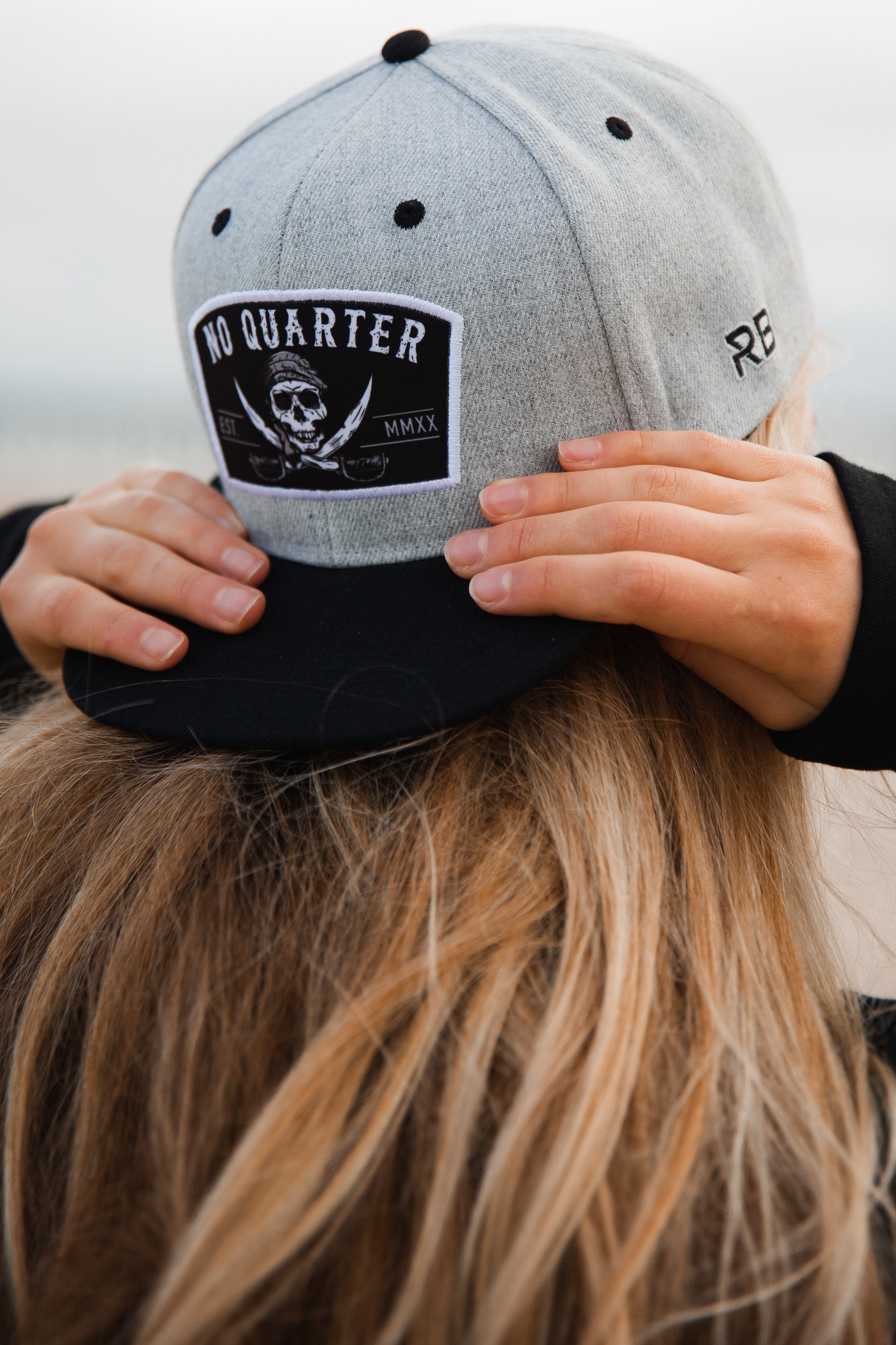 No Quarter Gray Snapback