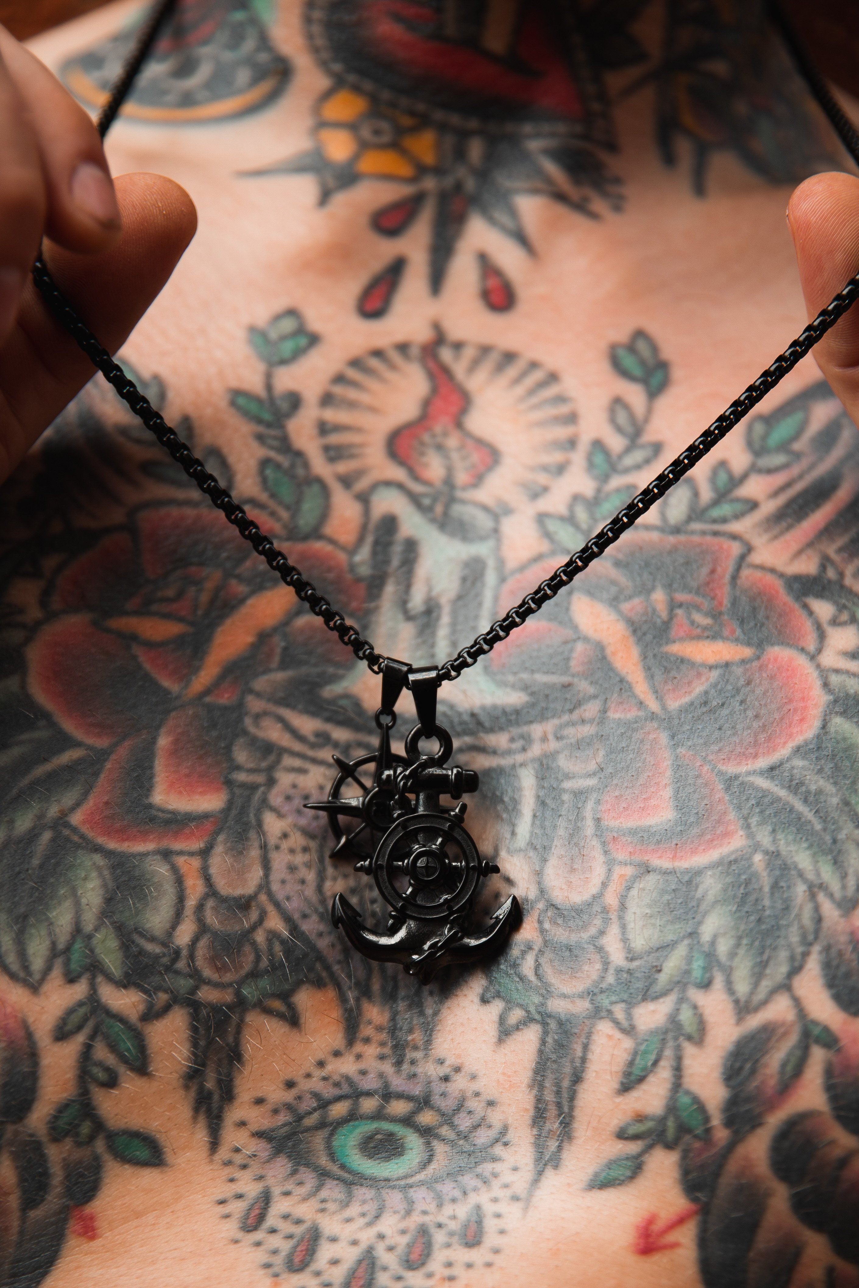 Blackout Anchors Aweigh Necklace