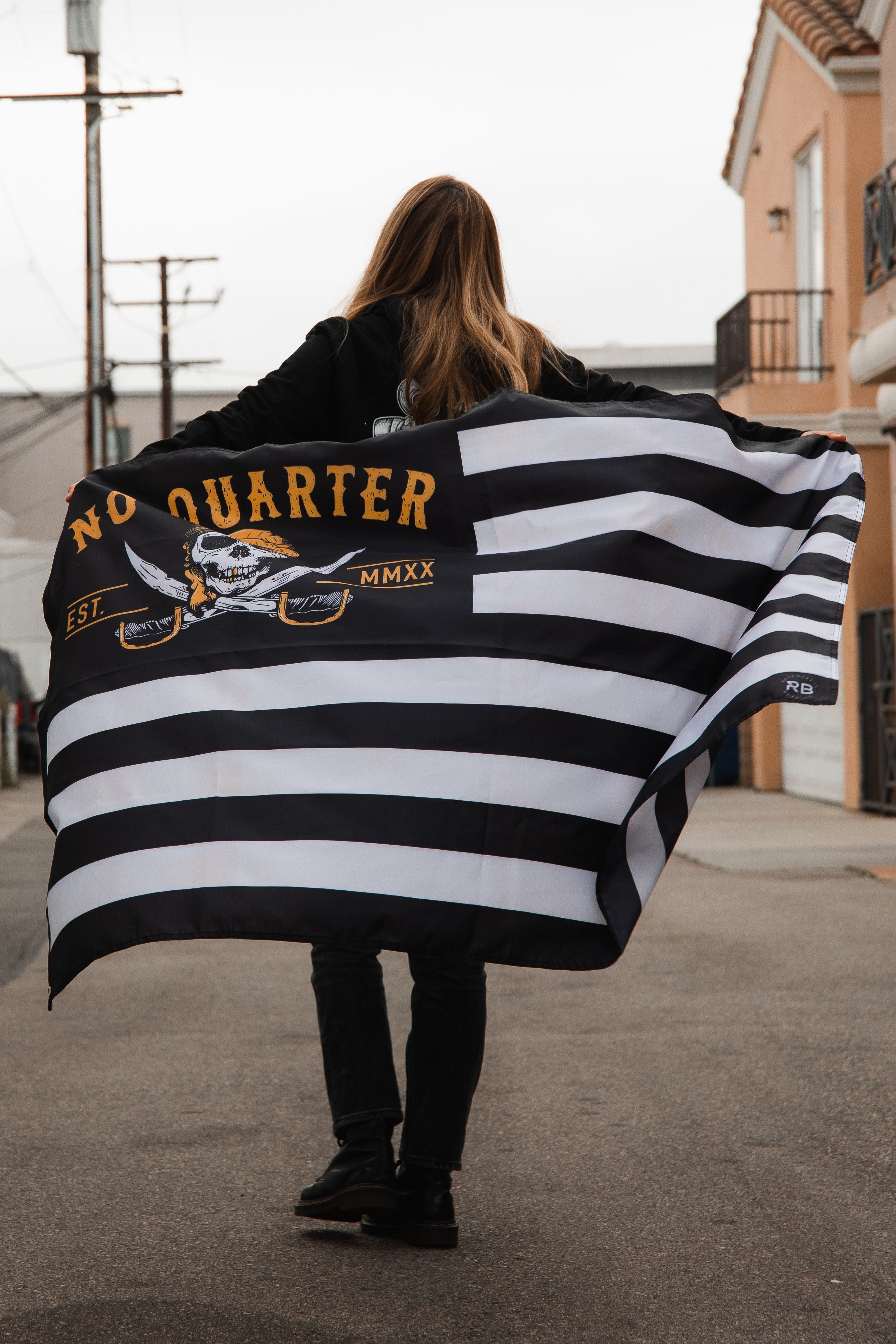 No Quarter Stripe Flag V2