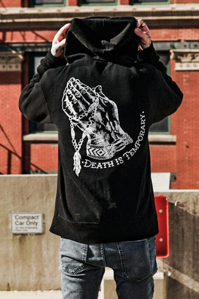 Death Is Temporary Hoodie Relentless Betrayal