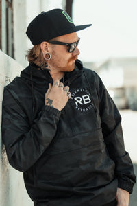 Lone Wolf Black Camo Pullover Jacket