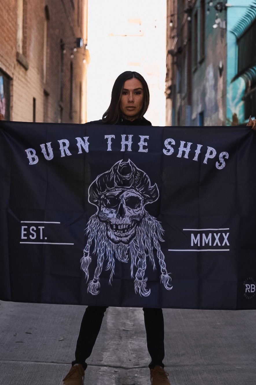 Burn The Ships Flag