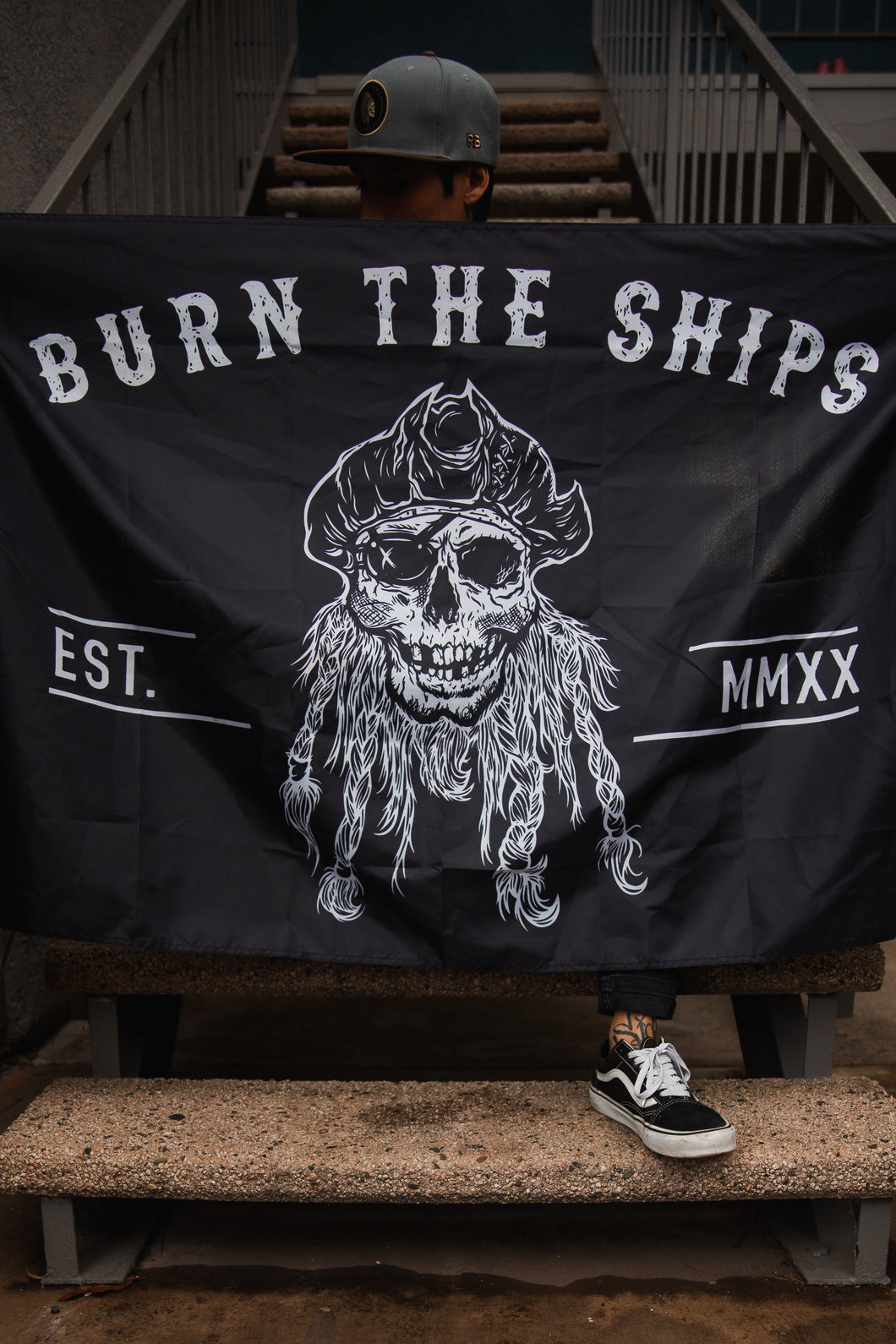 Burn The Ships Flag
