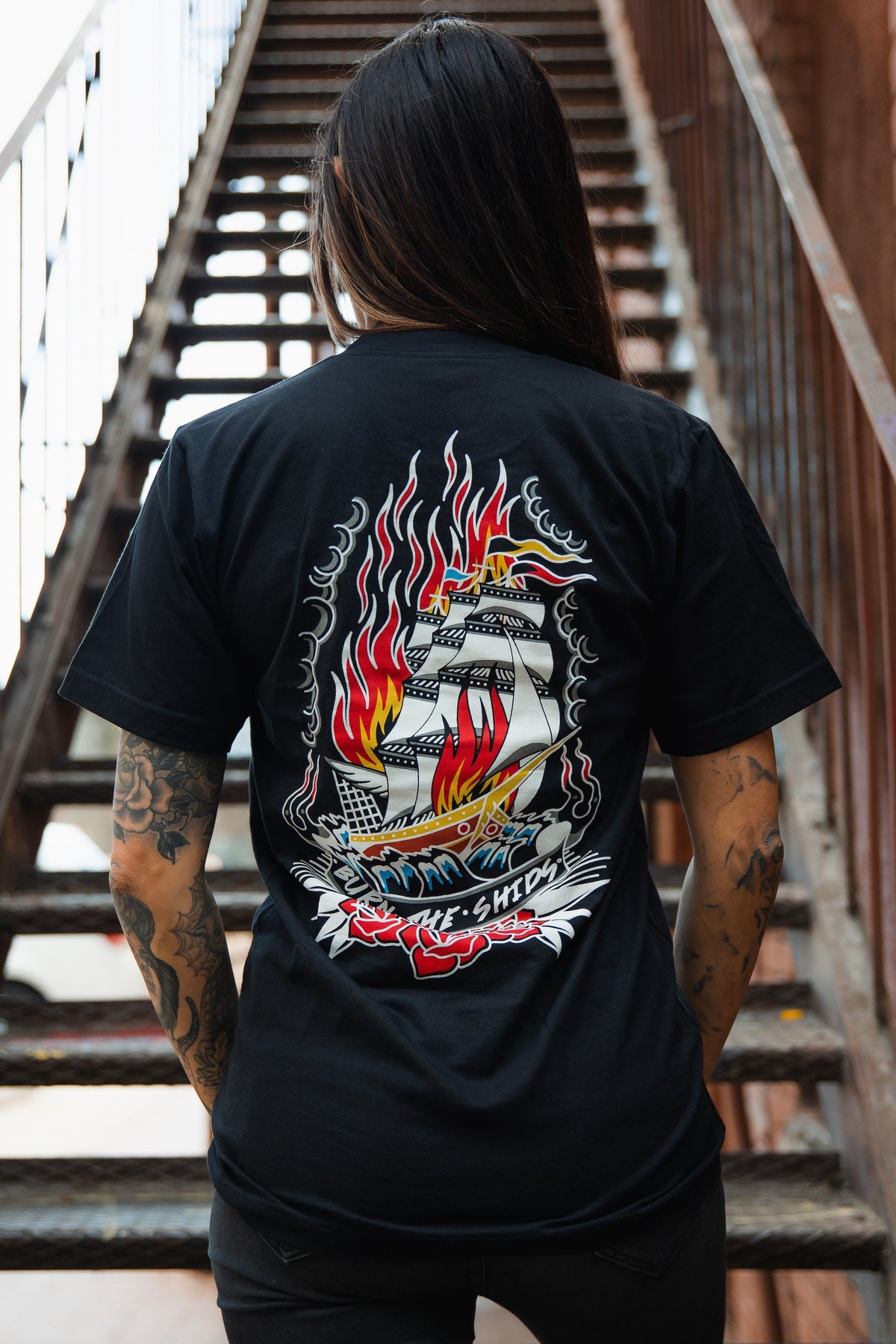 Burn The Ships Trad. T-Shirt