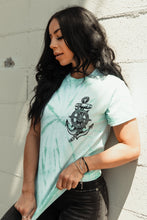 Load image into Gallery viewer, Take the Helm Mint Tie Dye T-Shirt