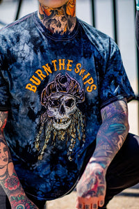 Burn The Ships Black Tie Dye T-Shirt
