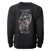 Load image into Gallery viewer, Lone Wolf Long Sleeve RED