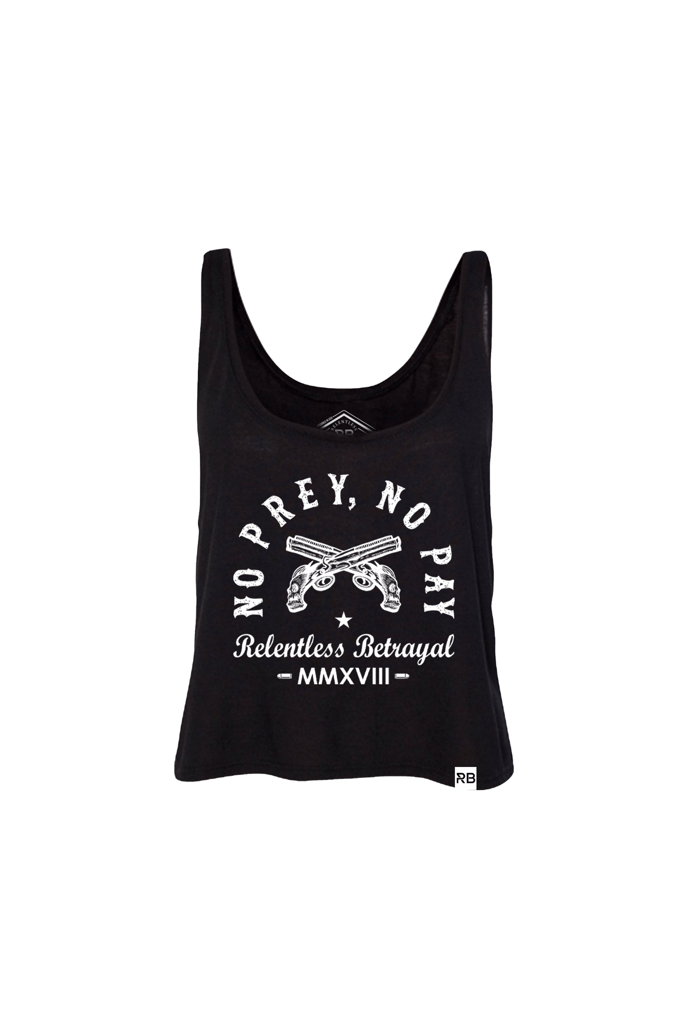 No Prey, No Pay Women's Crop Tank