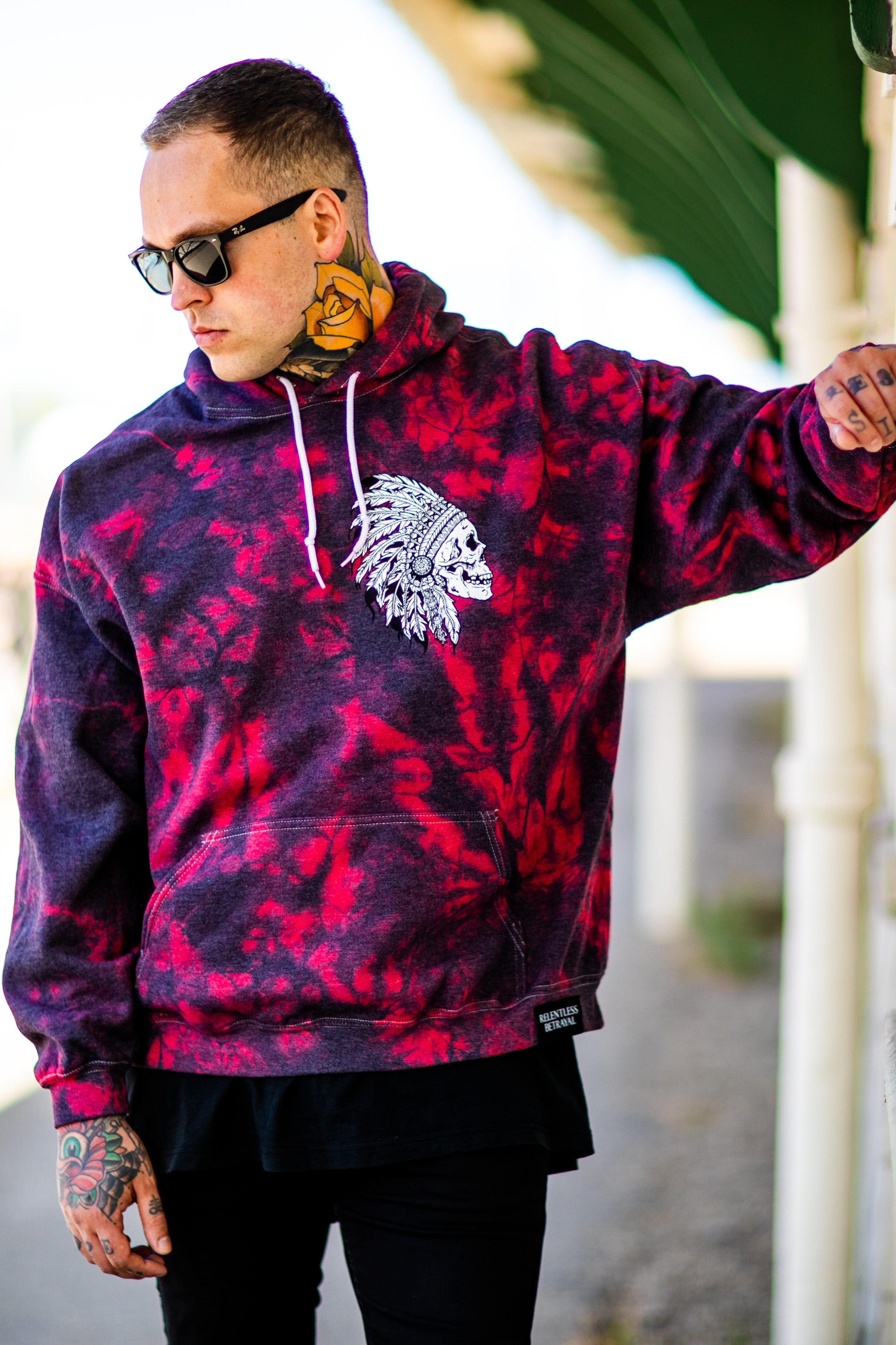 Trustless Chief Tie Dye Hoodie