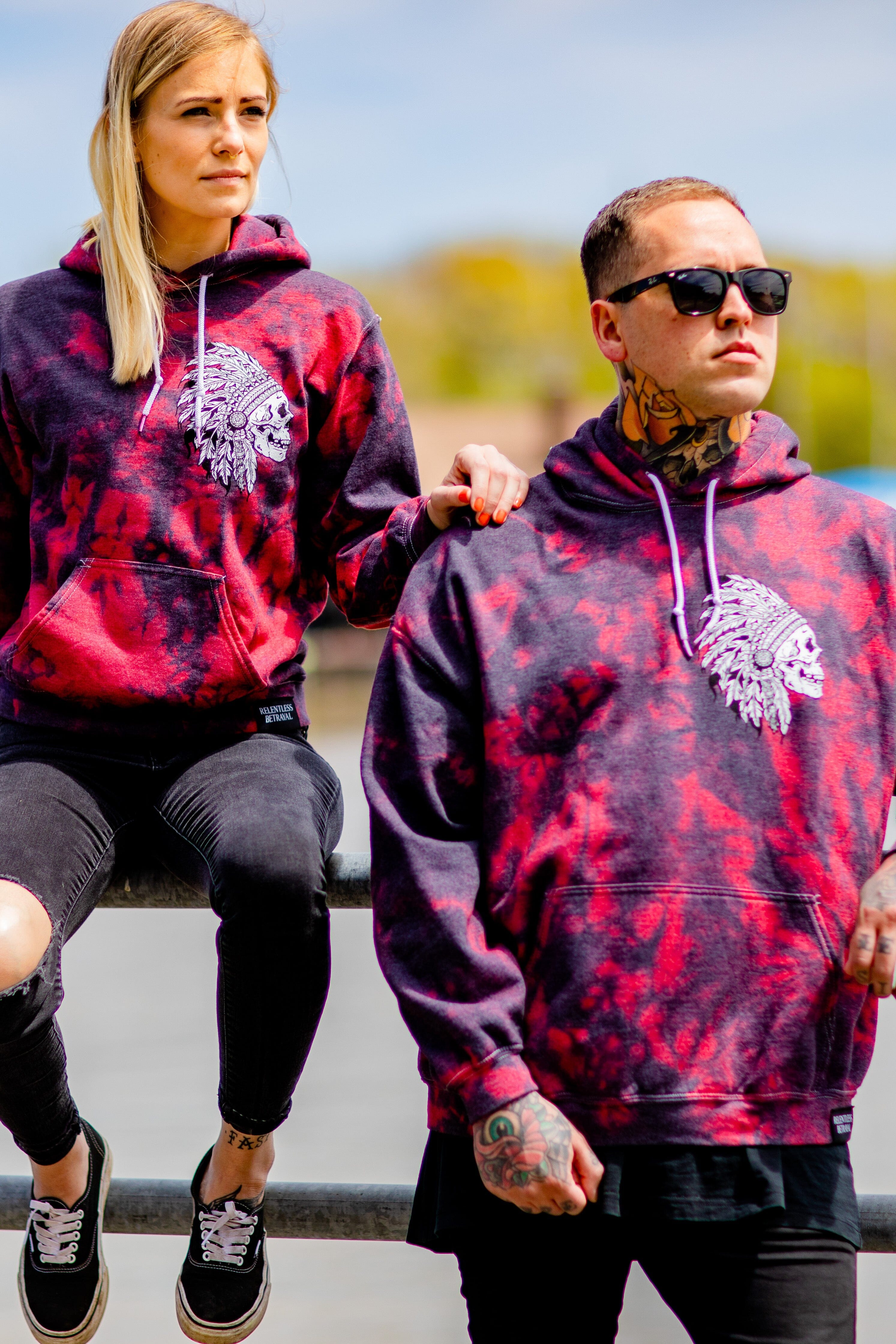 Trustless Chief Tie Dye Hoodie
