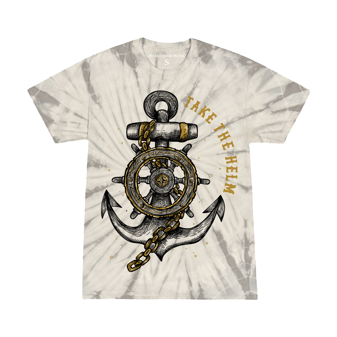 Kids Take The Helm Spider Tie Dye