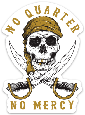 No Quarter Decal
